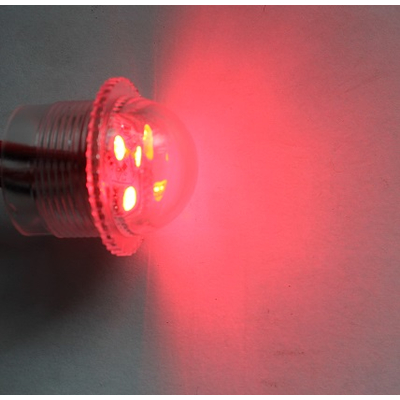 LED Einbauleuchte 3 x 5050 LEDs rot