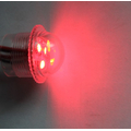 LED Einbauleuchte 3 x 5050 LEDs rot