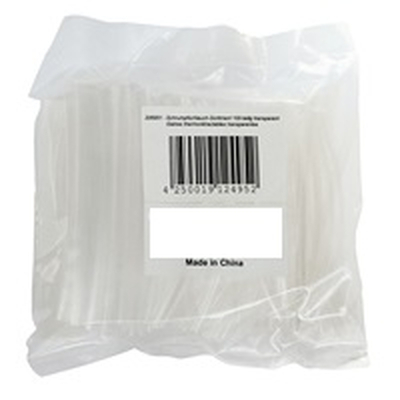 Shrink tubing assortment 100 pieces transparent