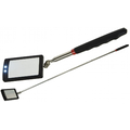 Teleskop Spiegel mit LED Beleuchtung Gesamtlnge 28-88cm