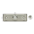 Stainless steel bell 90x28mm with built-in button