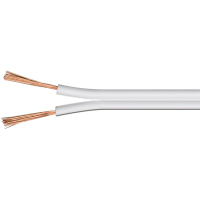 Speaker cable 2 x 2.5 mm 99.99% white