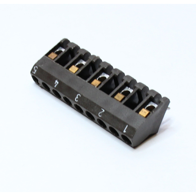 Terminal strip for PCB assembly 5 poles 10mm pitch