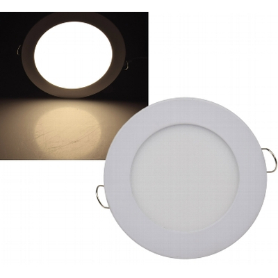 LED Light panel 6W warm white �120mm - QCP-12RW