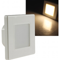 LED Einbauleuchte  2,5W warmwei mit Rahmen cremewei -...