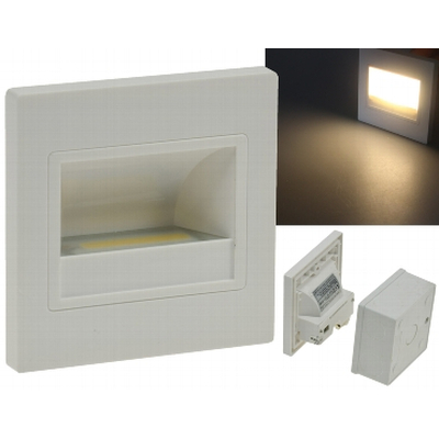 LED wall light 1.5W warm white 3000K - EBL COB white