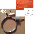 Ceiling mounting set for LP 62
