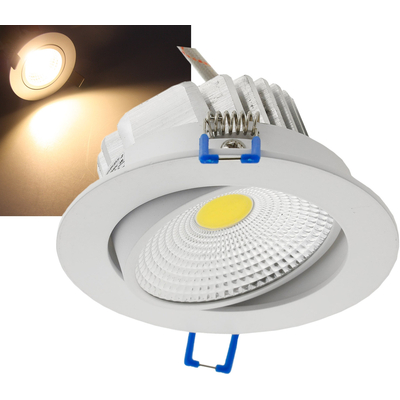 LED-Einbauleuchte  7 Watt warmwei� 3000K - COB-7 wei�