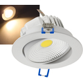 LED downlight  7 Watt warm white; 3000K - COB -7 white