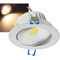 LED downlight  7 Watt warm white; 3000K - COB -7 white