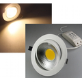LED-Einbauleuchte 10W warmwei 3000K - COB-10 wei