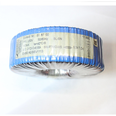 Toroidal transformer Prim. 230V 160W Sec. 2 x 12V - RKT16012 - SEDLBAUER