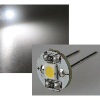 LED Stiftsockellampe  0,5 Watt  tageslichtwei 5800K SMD1