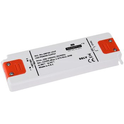 LED power supply / driver 12 Volt 20 Watt Super SlimLine