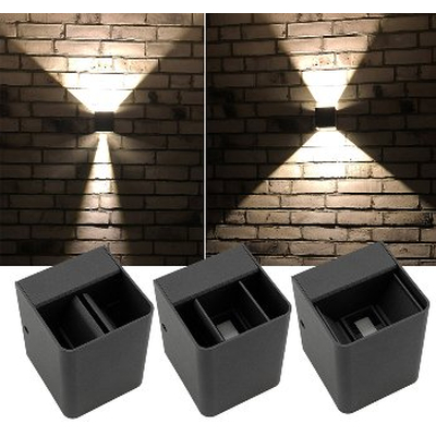 LED wall lamp 2x3,5W warm white IP54 - Fachada