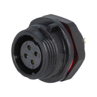 RJ45 socket for network, ISDN silver