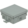 Feuchtraum-Kabelabzweigkasten 75x75x40mm grau IP54
