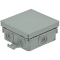Wet room junction box 75x75x40mm gray IP54
