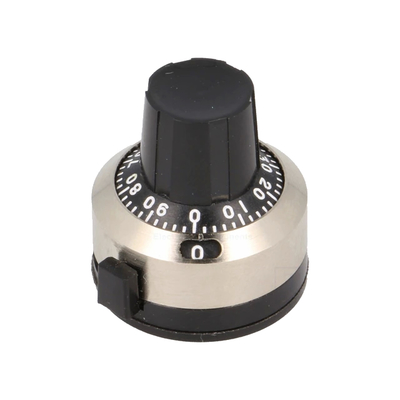 Precise knob with counting dial