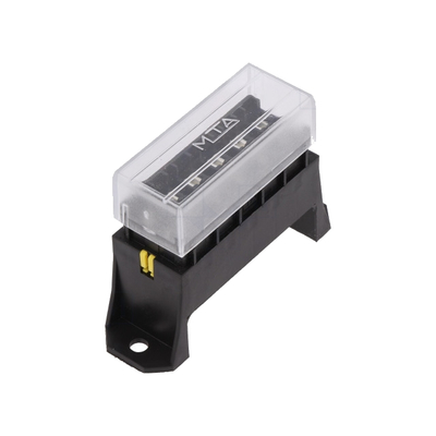 6-way fuse box for car fuses max. 100A