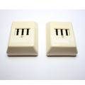 TAE telephone surface-mounted box with screw connection...