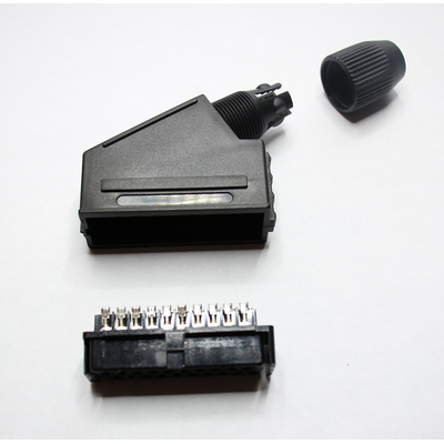 Scart coupling 21 pin for cable mounting