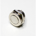 Full metal push button 16mm 1 x (on) solder connection IP65