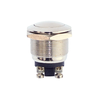 Vollmetalltaster 19mm 1  x (ein) Schraubanschluss gew�lbt IP40