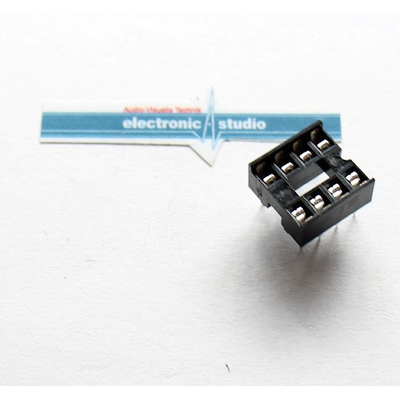 IC socket DIP 8 pin pitch: 2.54mm