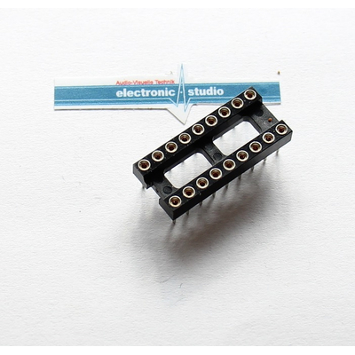 IC Pr�zisionsfassung DIP 18 Polig Rasterma� 2,54mm