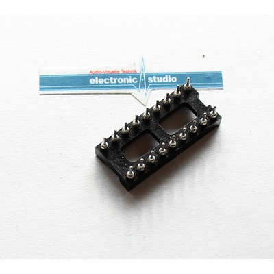 IC Pr�zisionsfassung DIP 18 Polig Rasterma� 2,54mm