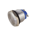 Vollmetalltaster 19mm 1 x (ein)  flach Schraubanschluss IP67
