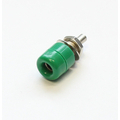 4mm banana socket green 16A