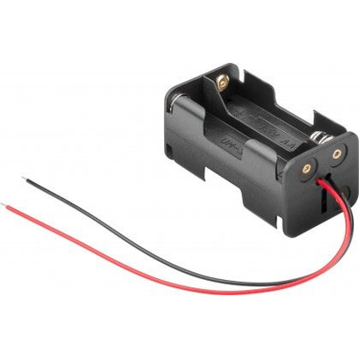 Batteriehalter f�r 4 x Mignon / AA / LR6 - Anschlusskabel