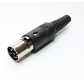 DIN connector male  8 pin 262� - MAS80S