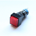 Drucktaster 1 x um ein/(ein) mit Kontrollleuchte rot 230V...