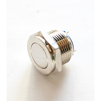 Full metal button 16mm 1 x (one) 2A / 36VDC IP65