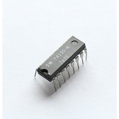 74193 synchroner, positiv flankengesteuerter 4-Bit-Auf-/Abw�rts-Bin�rz�hler mit L�schfunktion