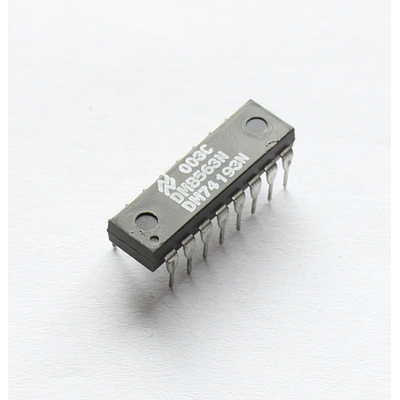 74193 synchronous positive edge-triggered 4-bit Up/Down binary counter with clear - National Simiconductors