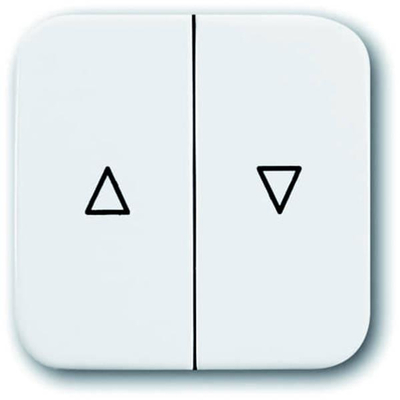 Cover for blind switch/button Reflex SI alpine white -...