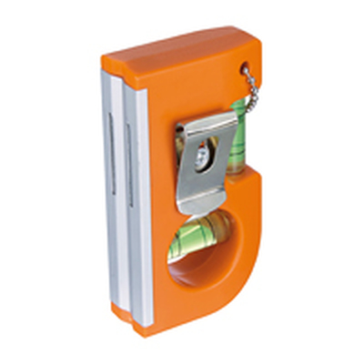 Wasserwaage mit Magnet und Clip (2er-Set)