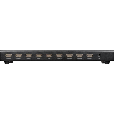 HDMI Splitter Ultra HD 4K/2K, 1in / 8out - verteilt ein HDMI Signal auf bis zu 8 Bildschirme