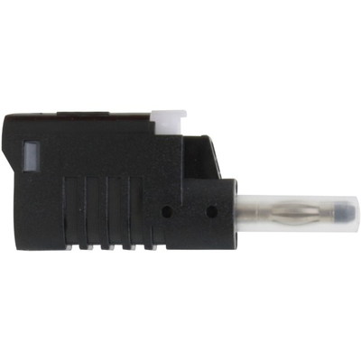 Sicherheits Laborstecker 4mm schwarz