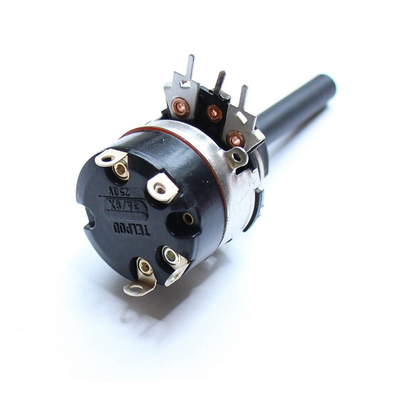 Potentiometer axial mono   22K lin with switch 2 x on