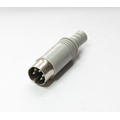 DIN Stecker  5 Polig 240� mit Knickschutz