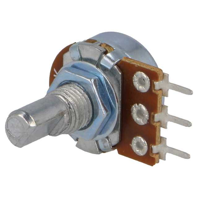 Potentiometer axial mono   500K lin D Achse
