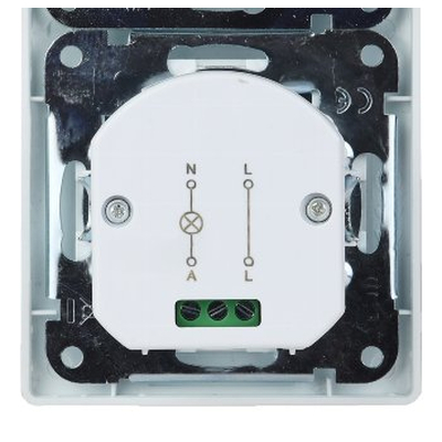 Motion Detector 160� Anthracite ? LED Compatible ? 250VAC ? Flush-Mount ? 2-Wire