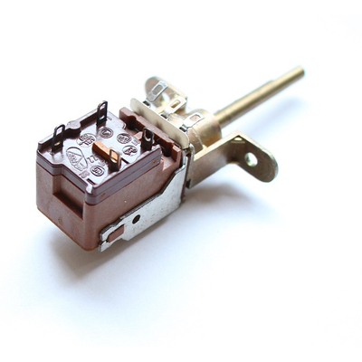 Potentiometer axial mono   5K lin with switch 2 x one 250VAC 2A