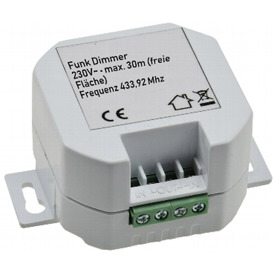 Funk - Dimmer f�r Halogen bis 150Wmax und LED-Lampen bis 20W -  Pilota CasaDIM