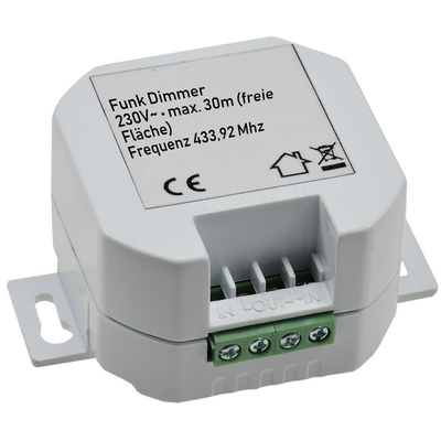 Wireless dimmer for halogen up to 150Wmax and LED lamps up to 20W - Pilota Casa